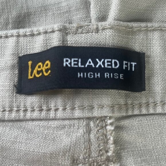 Lee Relaxed Fit High Rise Shorts Womens 16 M Button Fly Everyday Wear New - Picture 6 of 11